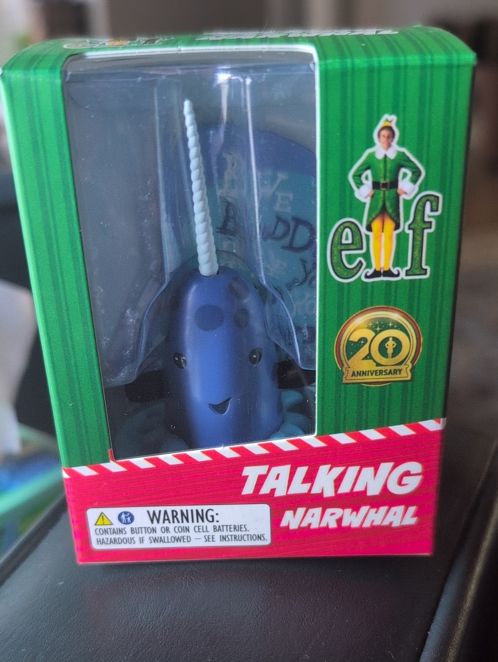 Elf 20th Anniversary Talking Narwhal Toy NWT